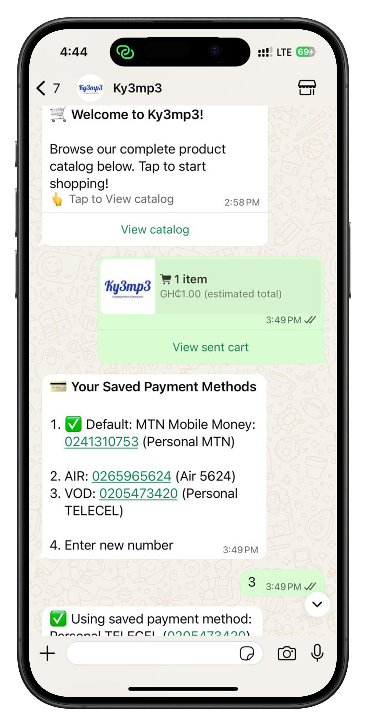 Ky3mp3 App Screen 3
